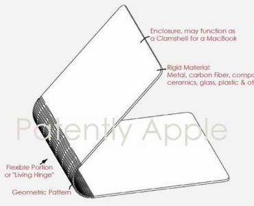  Apple запатентовала «живой шарнир» для ноутбуков 